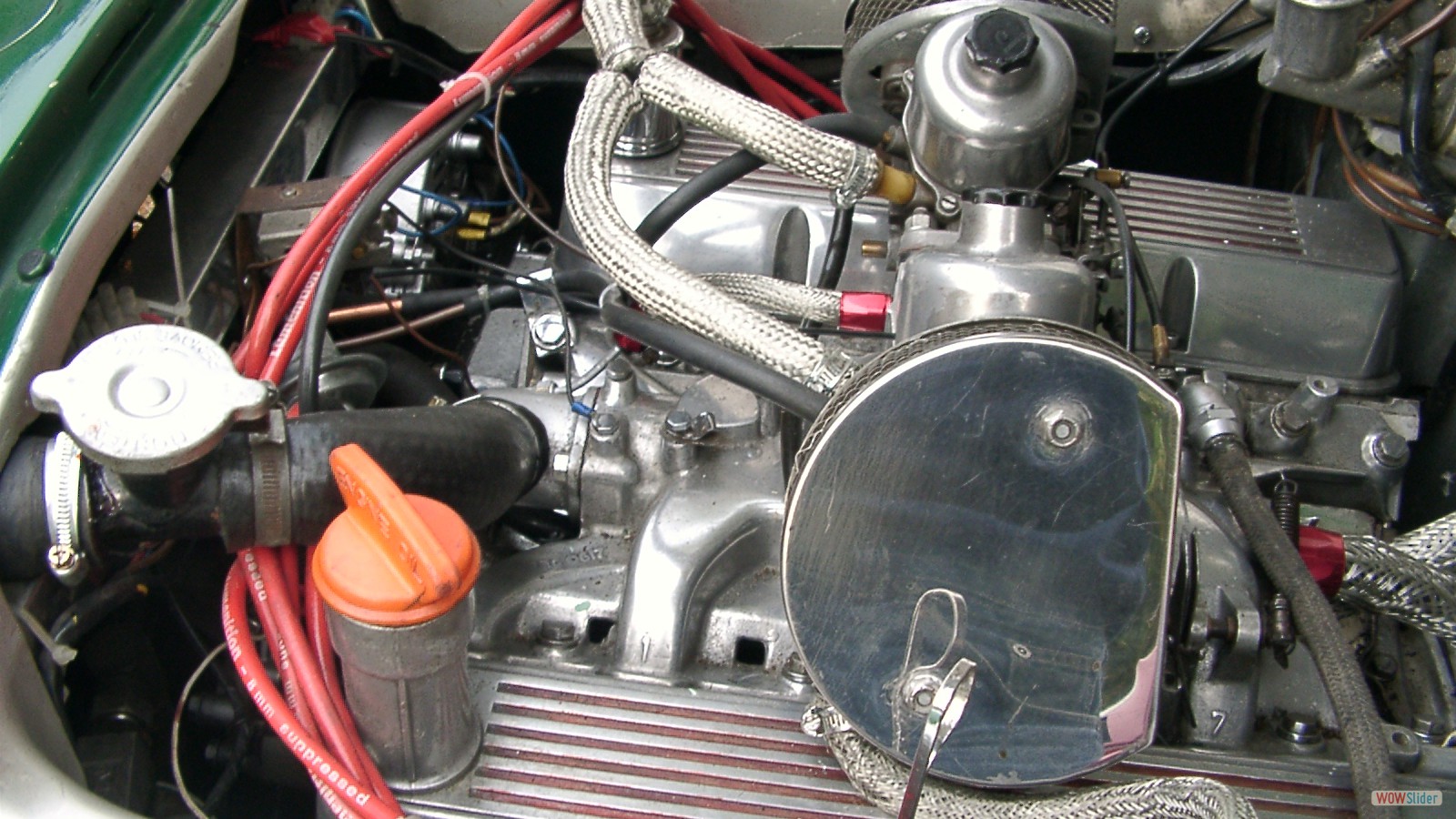 Merlin mit Rover V8 Motor