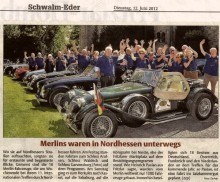 Merlins waren in Nordhessen unterwegs