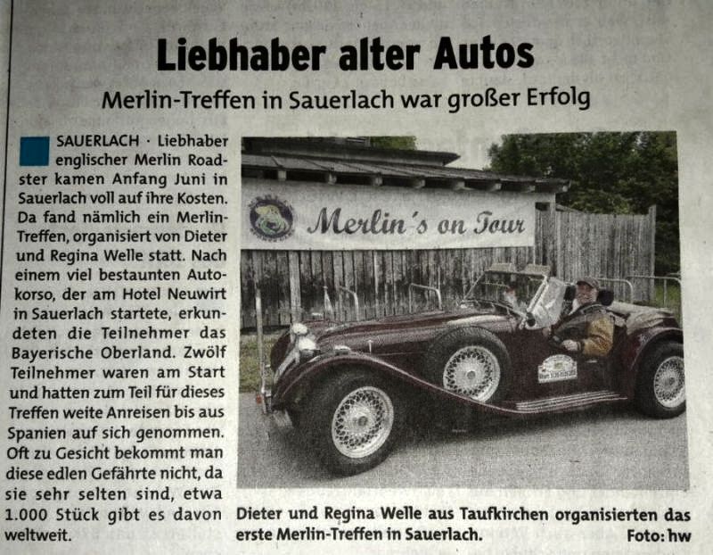 Merlin-Treffen 2018 in Sauerlach